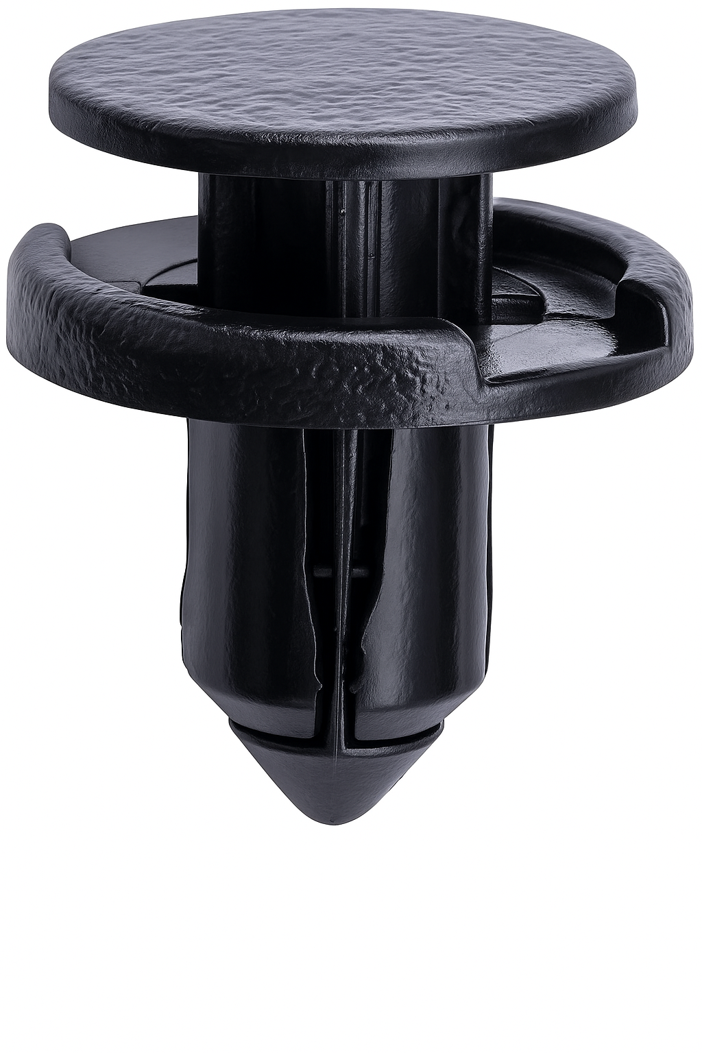 Bumper Clip – Push-Type Retainer, 18mm Nylon (100pcs) | 01553-09611